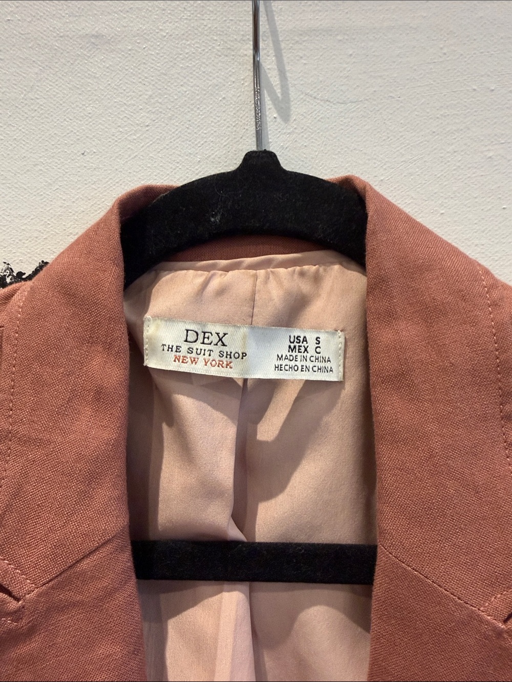 Dex Rust-Colored Single-Button Blazer - Picture 2 of 3